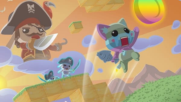 A look at the artwork for Neko Ghost, Jump! Courtesy of Burgos Games.