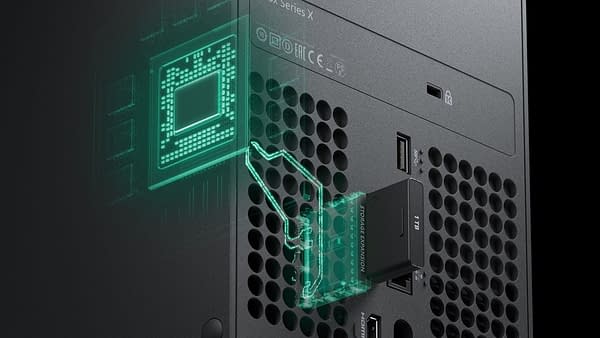 A look at the Storage Extension from Seagate for the Xbox Series X, courtesy of Microsoft.