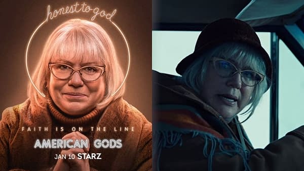 American Gods continued rolling out the season 3 character profiles (image: STARZ)