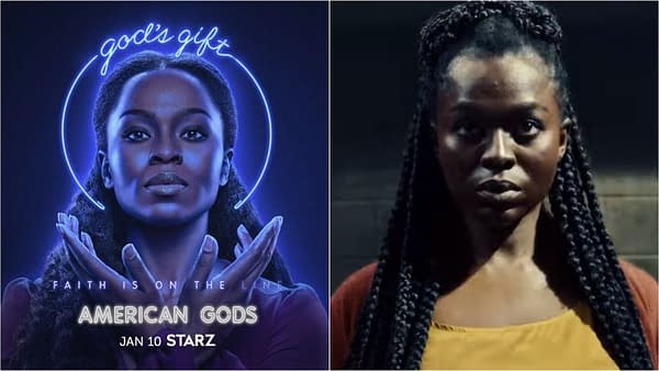 American Gods spotlights Bilquis' season 3 journey (Image: STARZ).