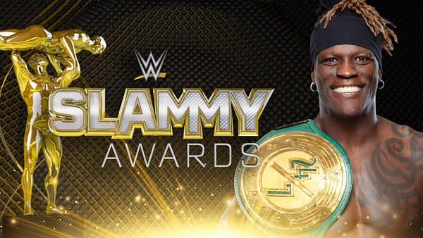 Key art for the 2020 WWE Slammy Awards hosted by R-Truth