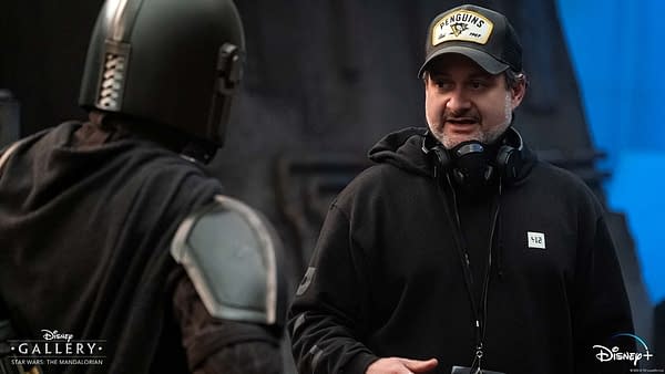 The Mandalorian Season 2 Goes Gallery; Robert Rodriguez/Baby Yoda Jam