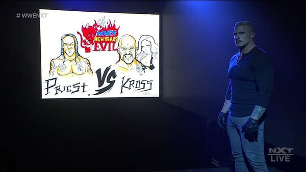 Damian Priest will take on Karrion Kross at WWE NXT New Years Evil in a what's sure to be a hard-hitting match.