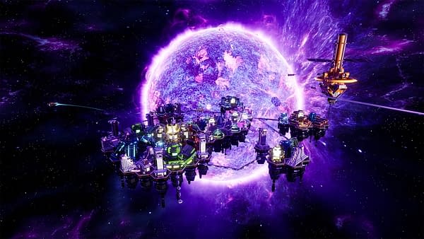 Now you too can upgrade to this lovely purple planet-side view. Courtesy of Cloudfire Studios