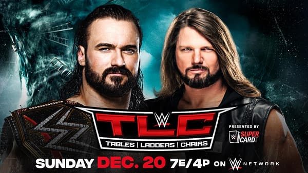 Drew McIntyre defends the WWE Championship against AJ Styles at WWE TLC