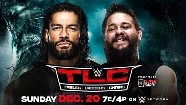 Roman Reigns defends the Universal Championship against Kevin Owens at WWE TLC