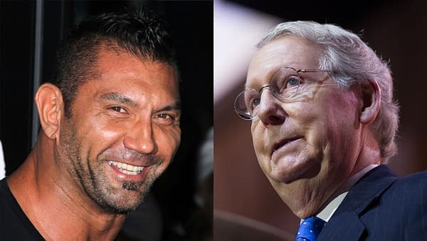 Dave Bautista Shoots on Mitch McConnell: "A Foul Human Being"