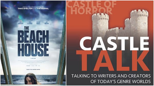 The Beach House poster and Castle Talk Logo used by permission
