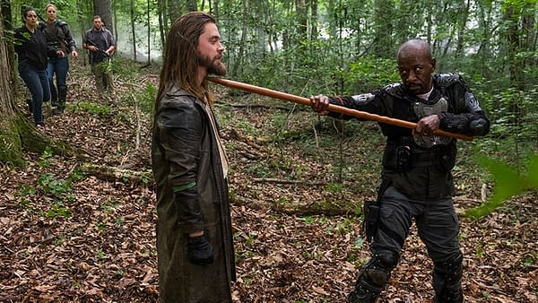 The Walking Dead Alum Tom Payne Was More Than Ready to Take Out Negan (Image: AMC)