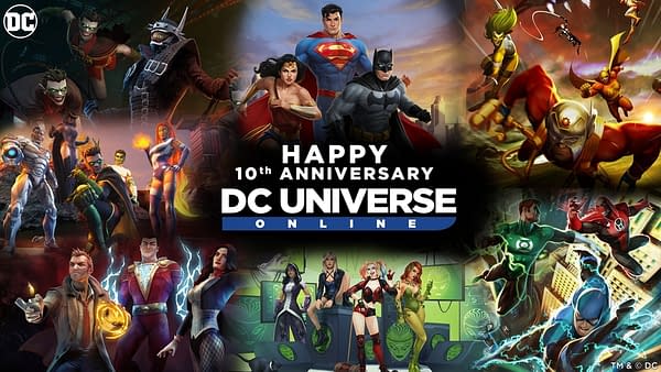 Happy tenth anniversary to DC Universe Online, courtesy of Dimensional Ink.