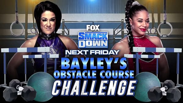 Bayley faces Bianca Belair in an Obstacle Course Challenge on Smackdown ahead of the Royal Rumble