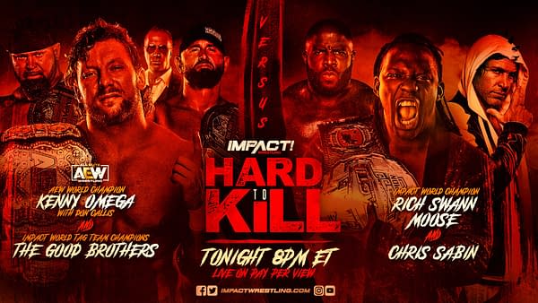 Match Graphic for the main event of Impact Hard to Kill