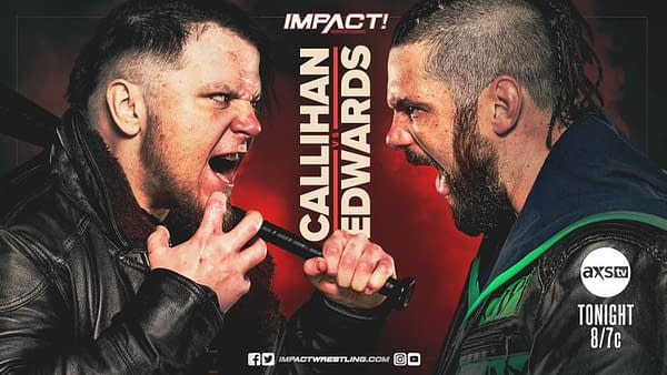 Match graphic for Eddie Edwards vs. Sami Callihan on Impact Wrestling