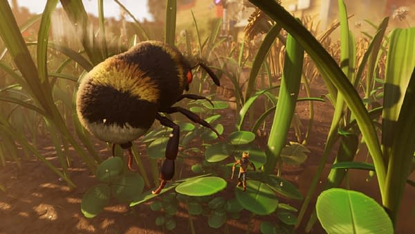 People who don't like bees won't be too happy to see this thing flying around. Courtesy of Obsidian Entertainment.
