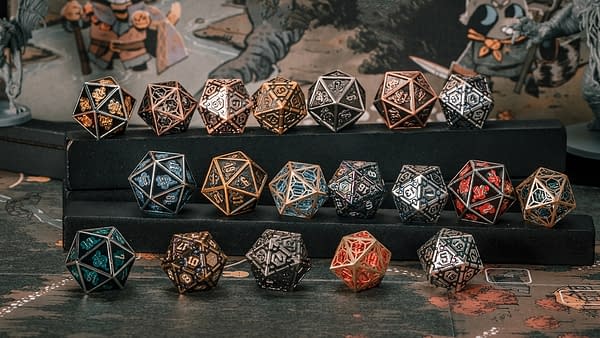 A look at the different sets of dice the company has to offer, courtesy of InfiniDice.