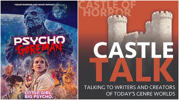 PG: Psycho Goreman poster and Castle Talk Logo used by permission