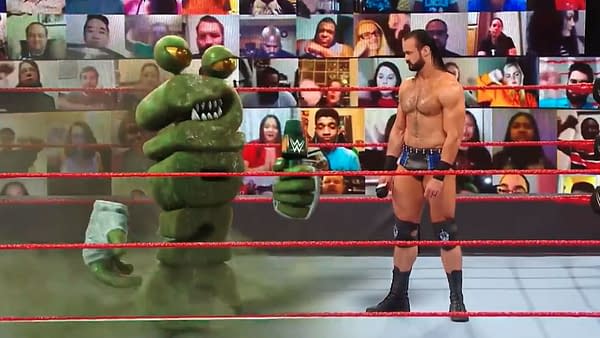 Drew McIntyre faces the Coronavirus itself in the WWE Ring