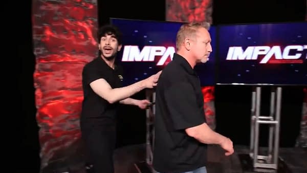 Tony Khan and Jerry Lynn appear at Impact Wrestling to scout the AEW vs. Impact main event