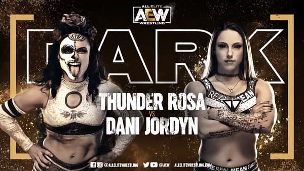 Thunder Rosa will face Dani Jordyn on next Tuesday's episode of Dark