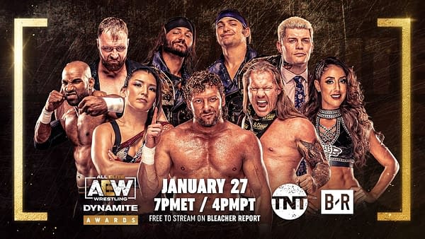 Graphic for the first AEW Awards