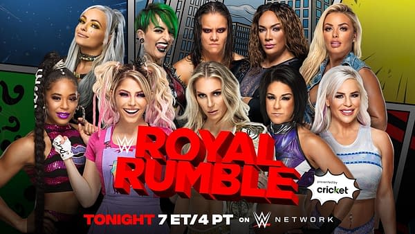 Match graphic for the Womens Royal Rumble match