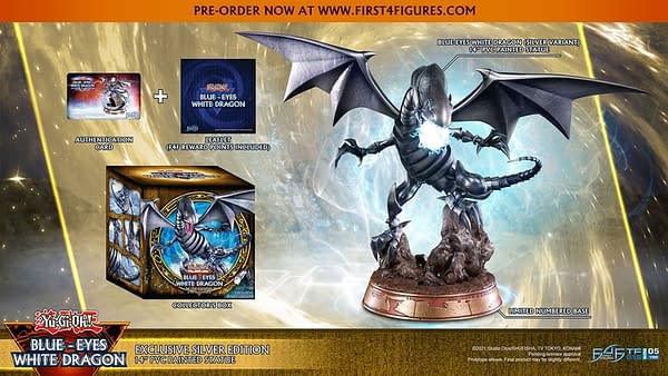 Yu-Gi-Oh Blue Eyes White Dragon Summoned by First 4 Figures