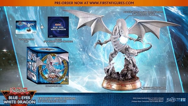 Yu-Gi-Oh Blue Eyes White Dragon Summoned by First 4 Figures