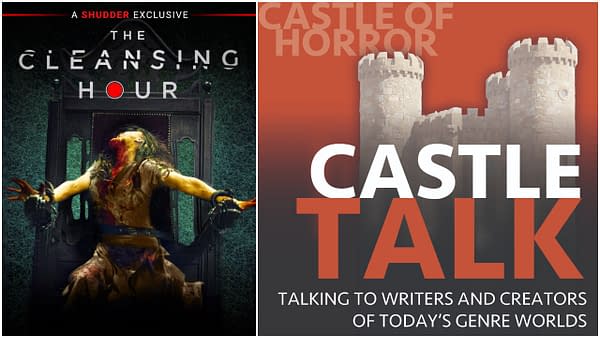 The Cleansing Hour poster and Castle Talk Podcast logo used by permission.