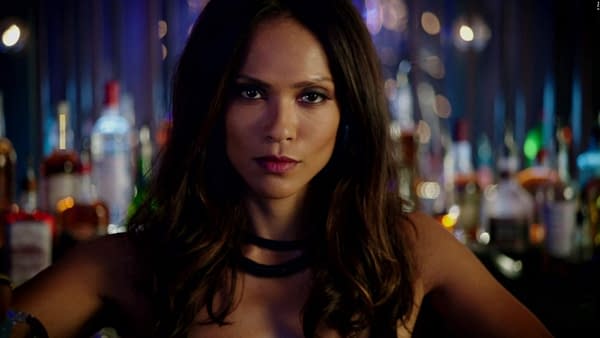 Lucifer star Lesley Ann-Brandt has a message for Donald Trump Jr. (Image: Netflix)