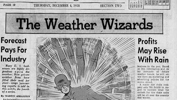 Weaponizing the Weather in 1959's Flash #110 from DC Comics