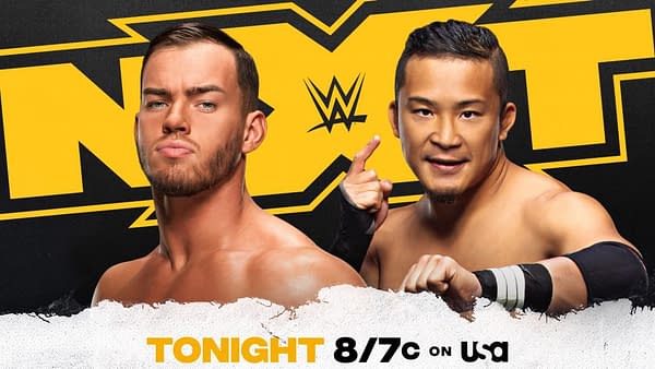 Austin Theory takes on KUSHIDA tonight on WWE NXT