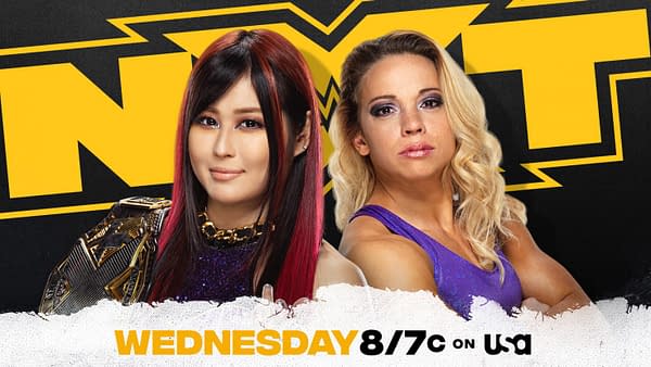 Io Shirai will take on WWE's answer to the Big Show, Zoey Stark, in a non-title match on NXT tonight.