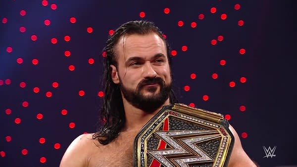 Drew McIntyre is not impressed that The Miz pulled himself from the Elimination Chamber match.