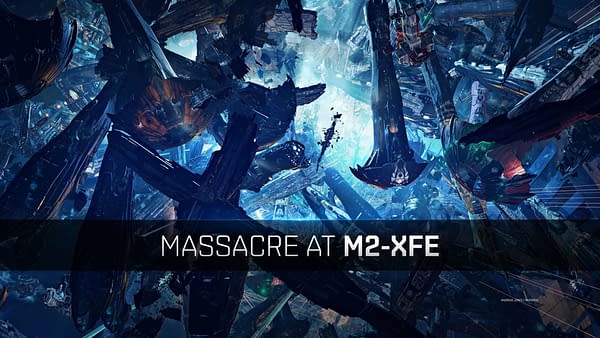 Massacre at M2-XFE has earned multiple world records. Courtesy of CCP Games.