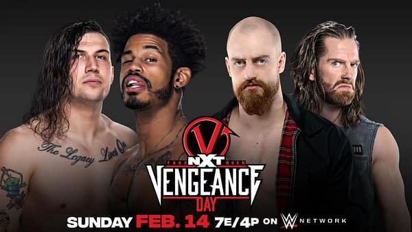 In the finals of the Men's Dusty Rhodes Calssic, MSK will face Grizzled Young Veterans at NXT Takeover Vengeance Day on Sunday.