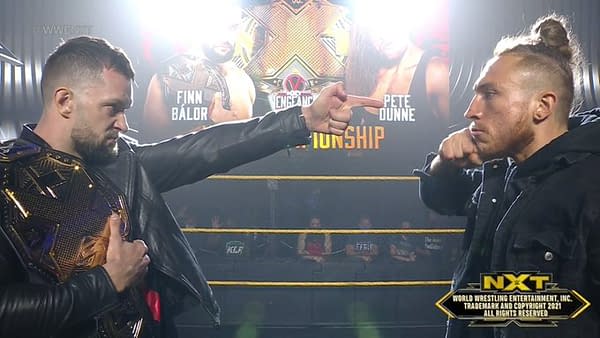 Finn Balor will go one on one with Pete Dunne at NXT Takeover Vengeance Day with the NXT Championship on the line.
