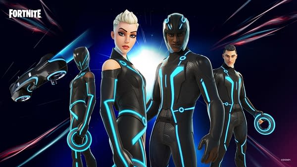Check out the latest fashion line from The Grid, which never really changes. Courtesy of Epic Games.