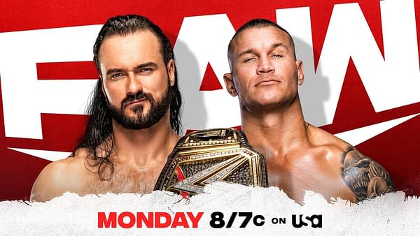Randy Orton will face Drew McIntyre again on WWE Raw tonight