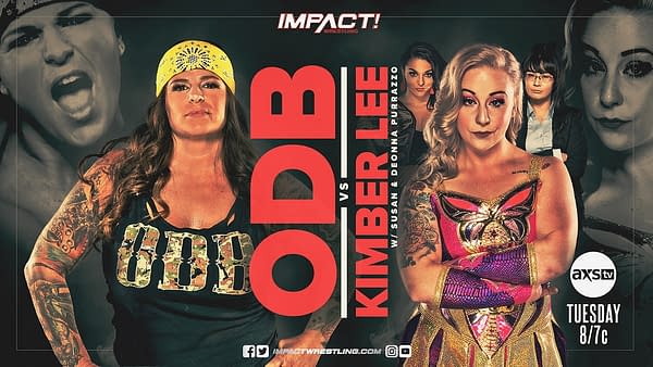 A returning ODB will take on Kimber Lee tonight on Impact.