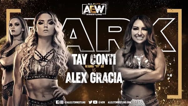 Tay Conti will face Alex Gracia on AEW Dark this week