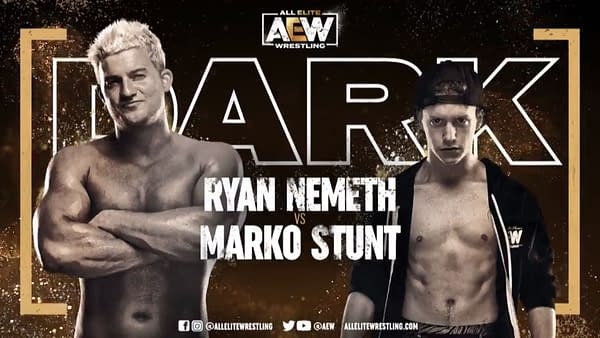 Ryan Nemeth will face Marko Stunt on AEW Dark this week.