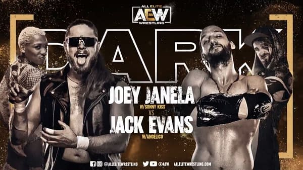 Joey Janela will face Jack Evans on AEW Dark this week.