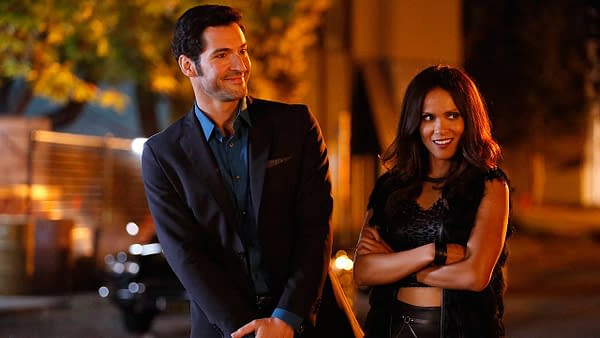 Lucifer Season 6: Tom Ellis & Lesley-Ann Brandt Look Devilishly Sharp