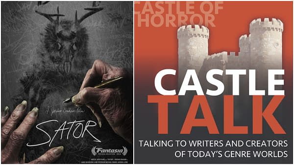 Sator poster and Castle Talk Podcast logo used with permission.