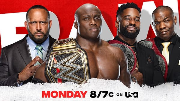 Hurt Business will celebrate Bobby Lashley winning the WWE Championship on WWE Raw this week.