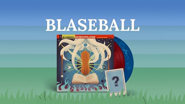 A look at the packaging and artwork for The Blaseball: Discipline, courtesy of iam8bit.