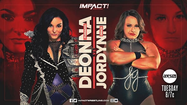 Deonna Purrazzo faces Jordynne Grace in a non-title match on Impact tonight.