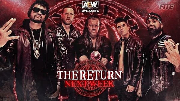 Following up on a hardcore beatdown delivered to Pinnacle in their locker room, The Inner Circle will officially return on AEW Dynamite next week, April 7th.