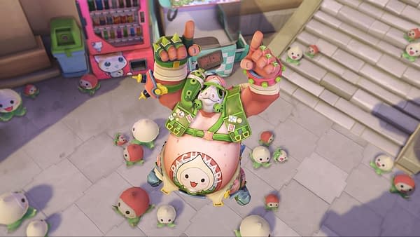 Wait, really Roadhog? Are you that obsessed with the Pachimari? Courtesy of Blizzard Entertainment.
