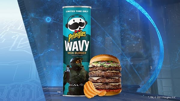 Just what I was craving, an alien bird with scales. Courtesy of Pringles.